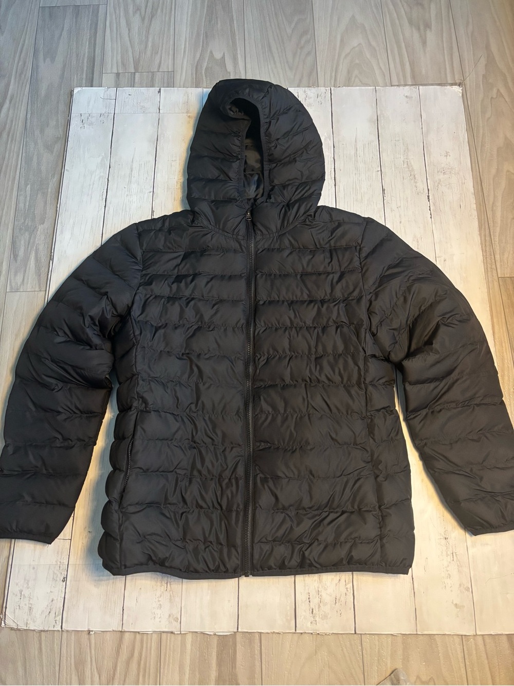 Ozark Trail Black Hooded Puffer Jacket